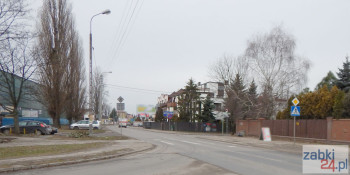 Miejsce wypadku w Ząbkach ulica Skorupki